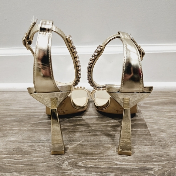 Marc Fisher LTD Karima Ankle Strap Sandal Gold - Picture 3 of 7